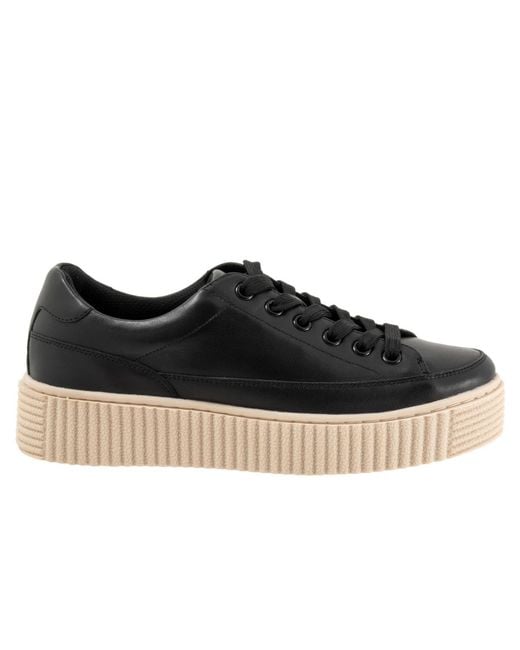 Trotters Black Baylor Sneaker