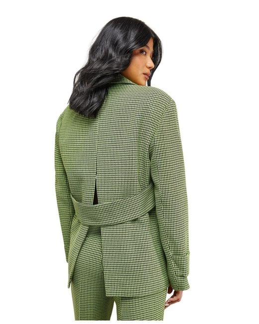 Warehouse Green Vented Back Blazer Co
