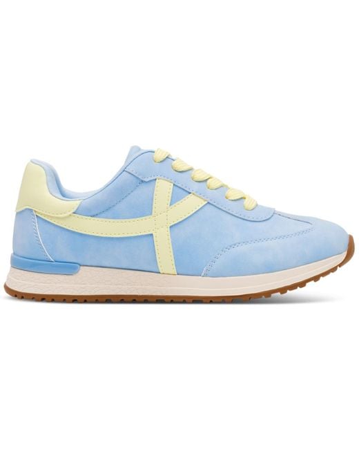 Dolce Vita Blue Joque Sporty Retro Lace-up Sneakers