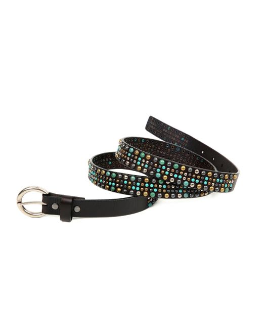 Old Trend Black Amazonite Leather Belt