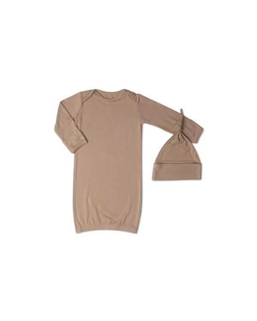 Everly Grey Natural Maternity Analise During & After 5-piece Maternity/nursing Sleep Set