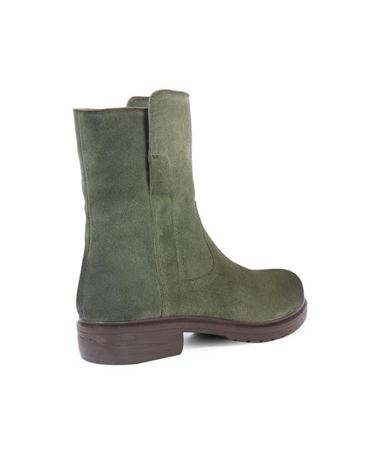 Celtic & Co. Green Essential Leather Ankle Boots