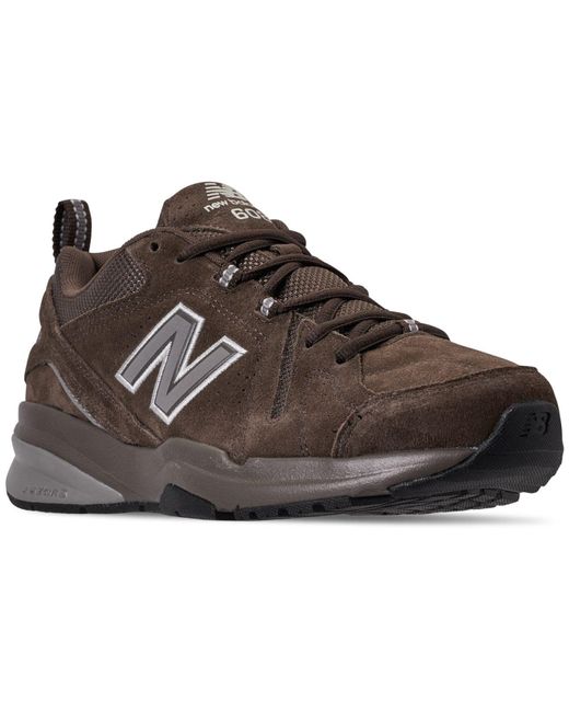 New Balance Brown Single Shoe - 608v5 for men