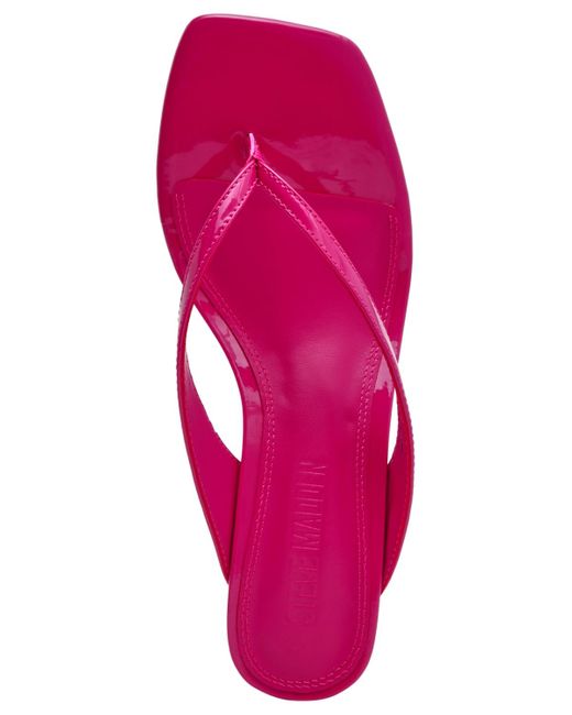 Steve Madden Pink Ninna Blade Heel Thong Sandals