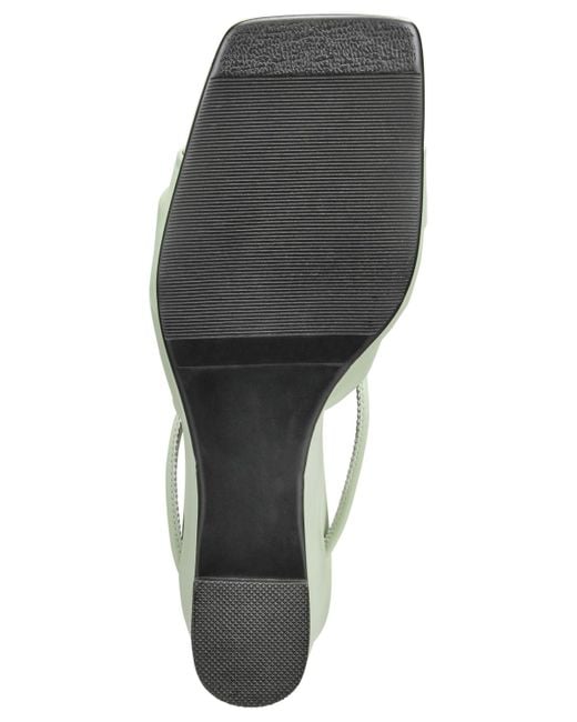 VAILA SHOES White Olivia Knotted Slide Wedge Sandals Extended Sizes 9-14