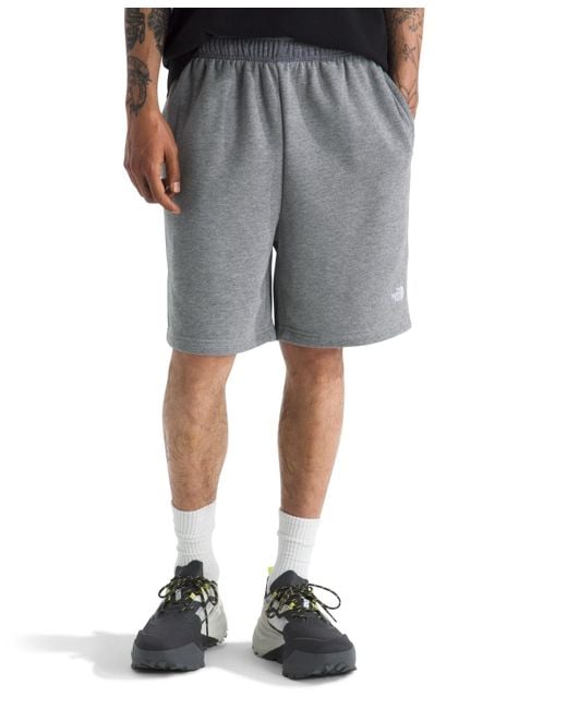 The North Face Gray Evolution Simple Dome Shorts for men