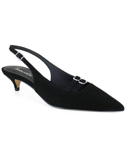 Splendid Black Vivi Sling Back Pump