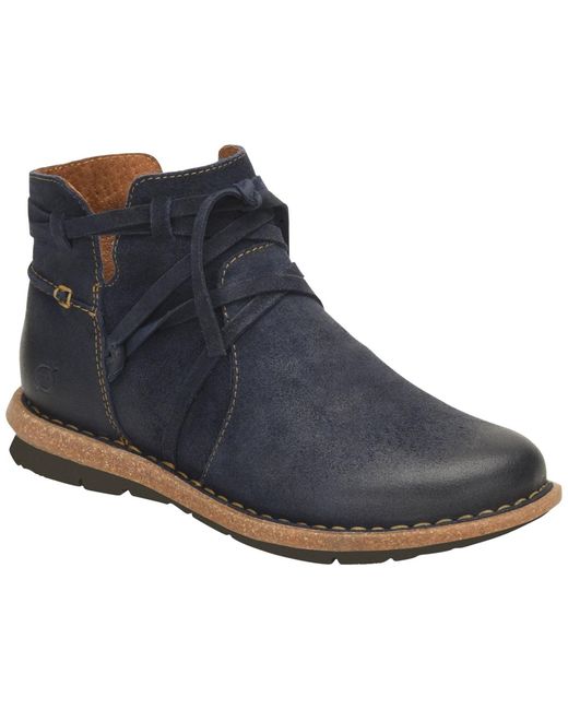 Born Blue Tarkiln Round Toe Booties
