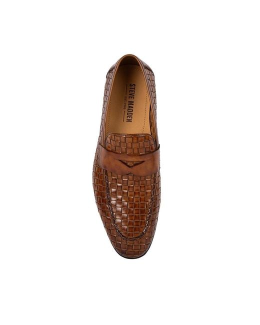 Steve Madden Brown Playa Loafers for men