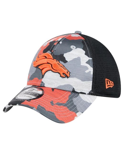 KTZ Blue Camo/black Denver Broncos Active 39thirty Flex Hat for men