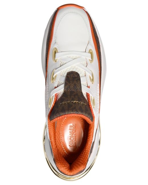 Michael Kors White Michael Toni Trainer Running Sneakers