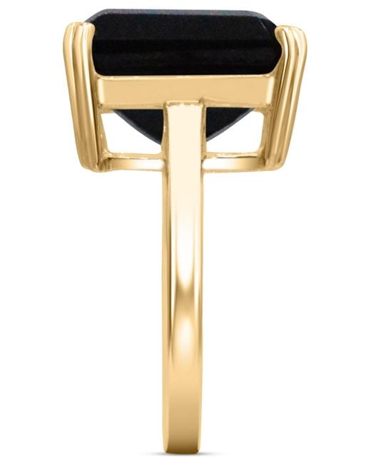 Macy's Metallic Gemstone Emerald-cut Statement Ring