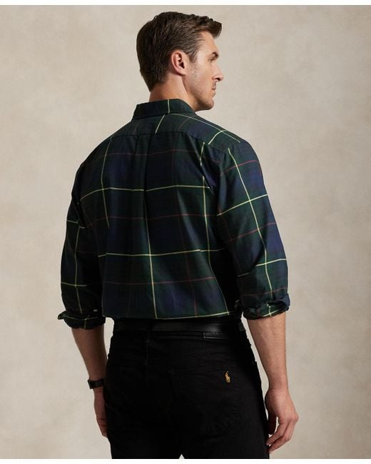 Polo Ralph Lauren Multicolor Big & Tall Plaid Oxford Shirt for men