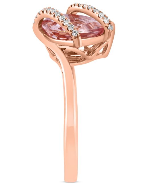 Effy Pink Effy Pear-shape (1-3/4 Ct. T.w.