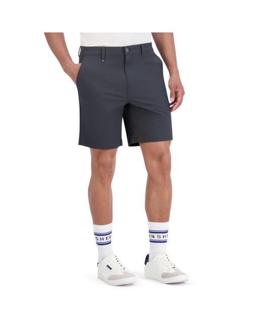 Ben Sherman Blue Golf 4-way Stretch Tech Shorts for men