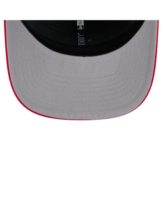 KTZ Red/white Carolina Hurricanes Core Trucker 9seventy Stretch-snap Hat for men