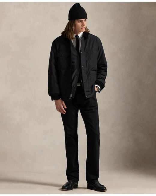Polo Ralph Lauren Black The Elsdon Down Utility Jacket for men