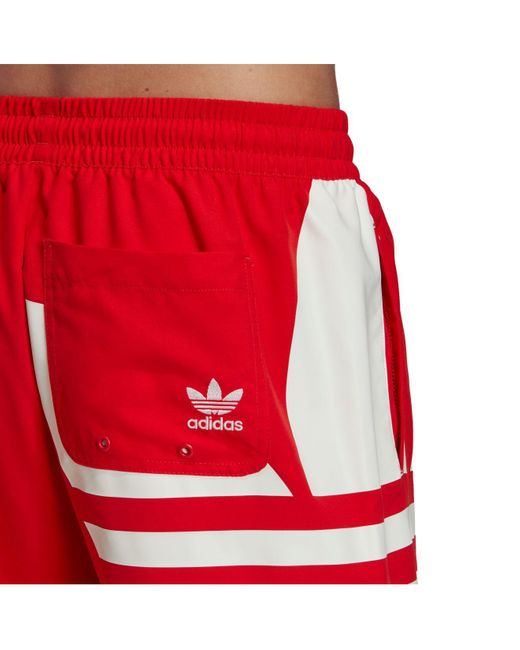 adidas trefoil swim shorts