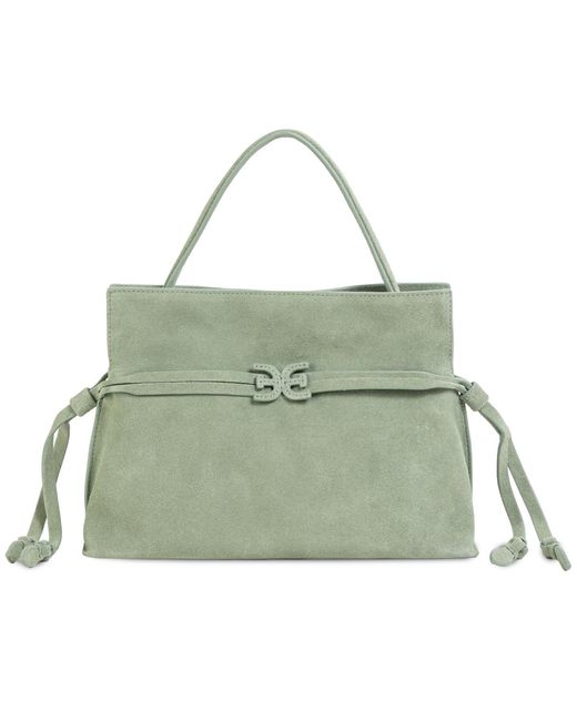 Sam Edelman Green Poppy Medium Drawstring Tote Bag