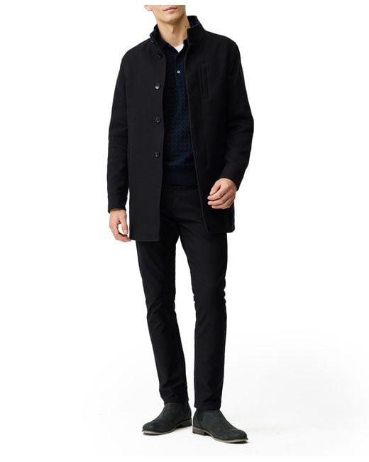 Rodd & Gunn Black Cain Flat Coat for men