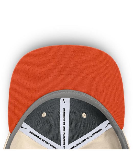 Nike Pink Clemson Tigers Primetime True Performance Fitted Hat for men