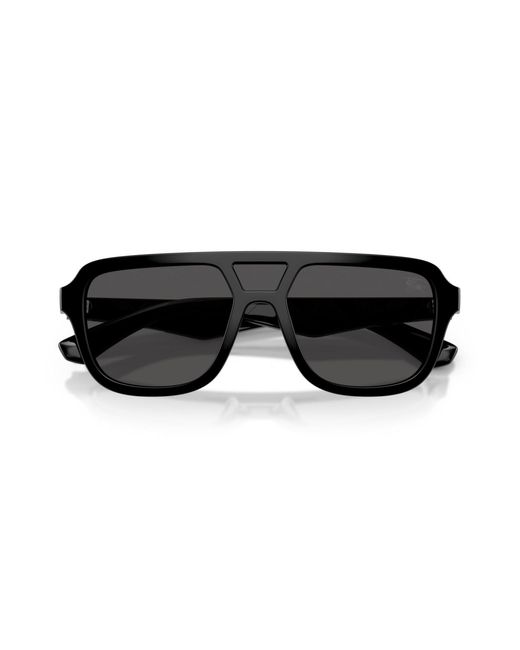 Burberry Black Pilot Sunglasses for men