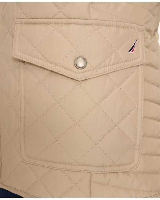 Nautica Natural Solid Quilted Jacket