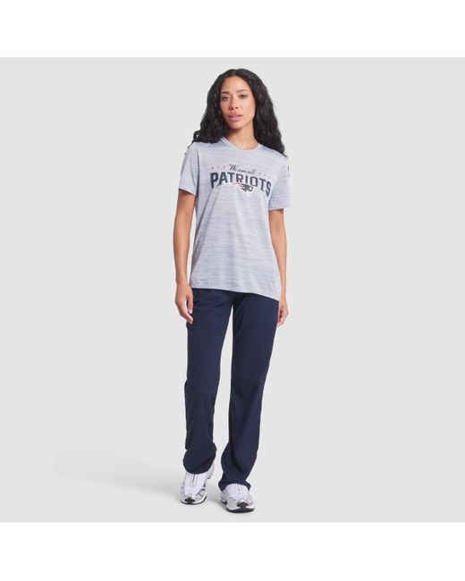 Nike White New England Patriots 2025 Rivalries Collection Sideline Velocity Dri-fit T-shirt