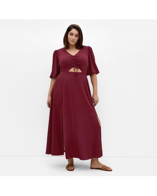 City Chic Women's Red Plus Size Jolene Maxi Dress City Chic Women's Red Plus Size Jolene Maxi Dress