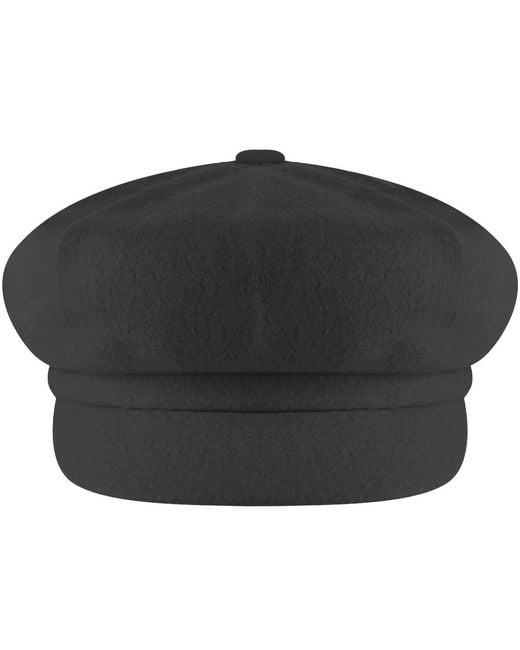 Kangol Black Wool Spitfire Newsboy