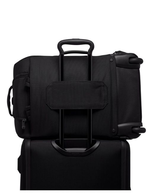 Tumi Alpha Bravo Wheeled Duffel Carryon in Black Lyst