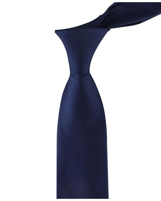 Calvin Klein Blue Solid Silk Classic Tie for men