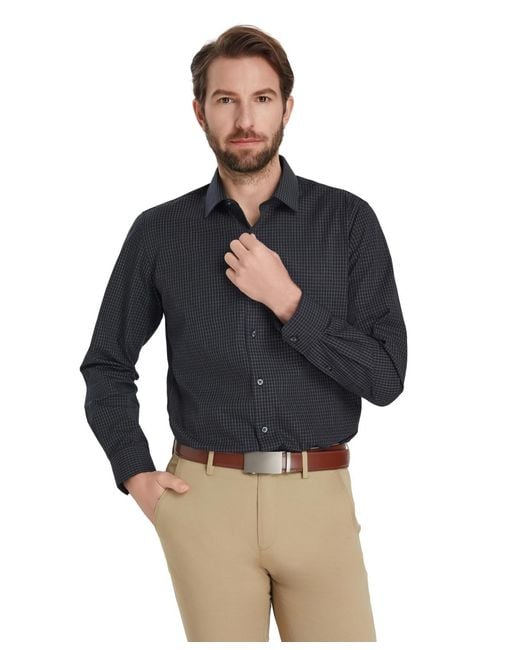 alfani dress shirts slim fit Alfani Men's Slim-Fit Geo-Print Dress Shirt, Macy's Exclusive