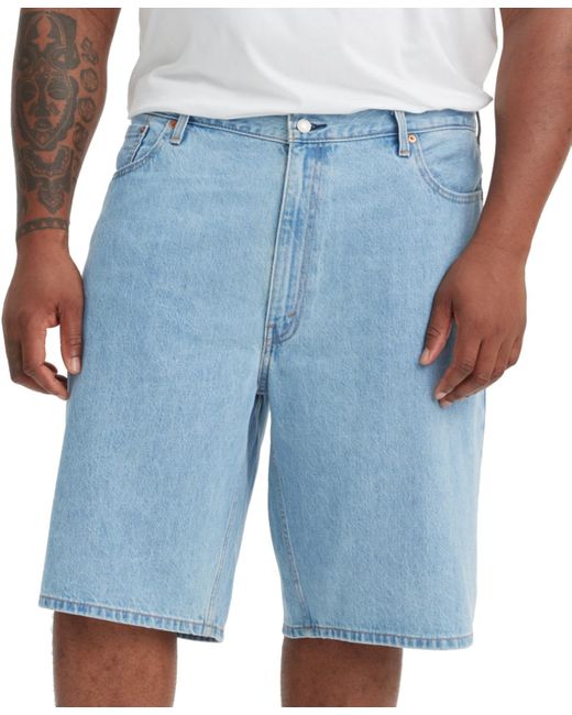 Levi s Big Tall 469 Loose fit Denim Shorts in Blue for Men Lyst