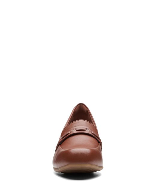 Clarks Brown Juliet Bay Slip-on Loafer Flats