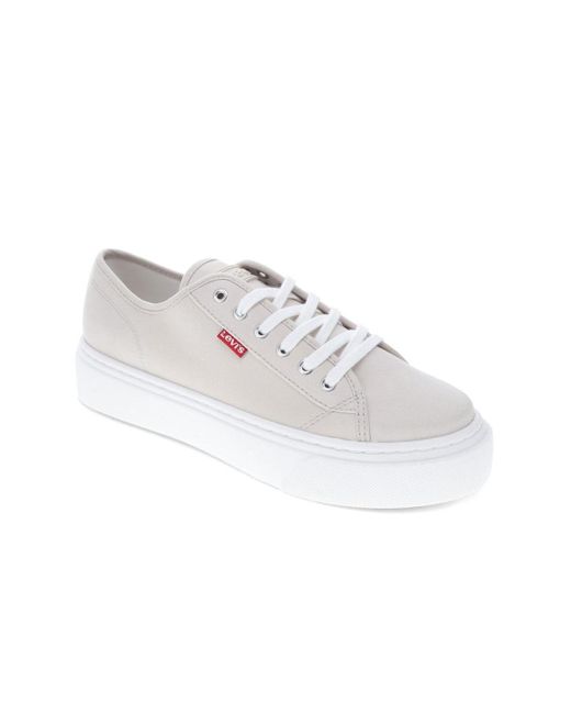 Levi's Dakota Synthetic Suede Low Top Casual Lace Up Sneaker Shoe in ...
