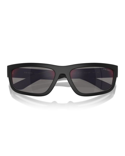 Prada Linea Rossa Gray Sunglasses for men