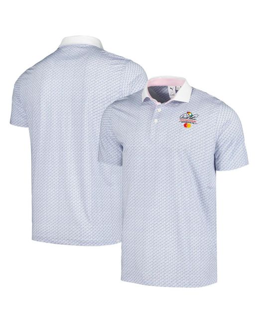 PUMA Blue Arnold Palmer Invitational Iced Tea Mattr Polo Shirt for men