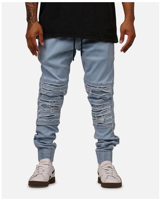 Saint Morta Blue Joggers for men