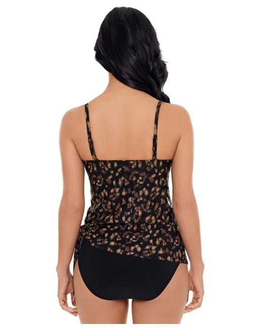 Magicsuitr Black Alex Underwire Tankini Top