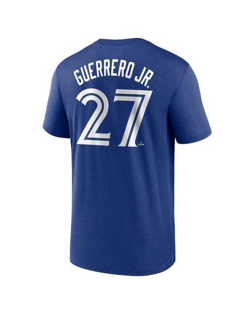 Nike Vladimir Guerrero Jr. Toronto Blue Jays Legend Name And Number Home T-shirt for men