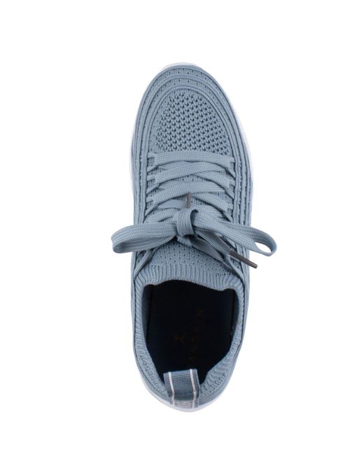 Danskin Blue Vortex Lace Up Sneaker