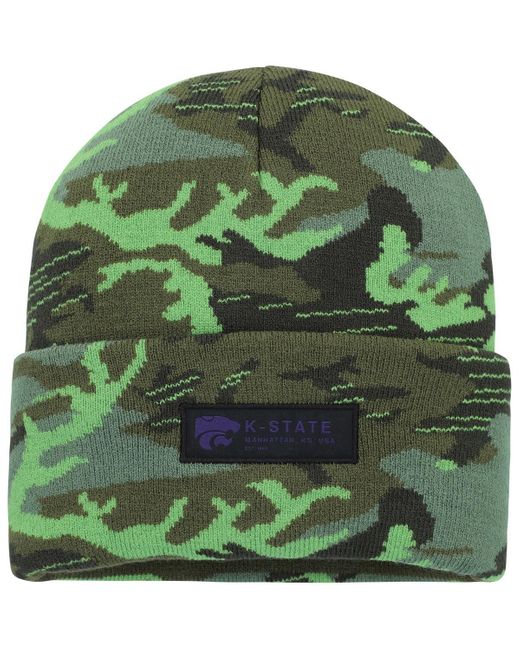 Nike Green Kansas State Wildcats Veterans Day Cuffed Knit Hat for men