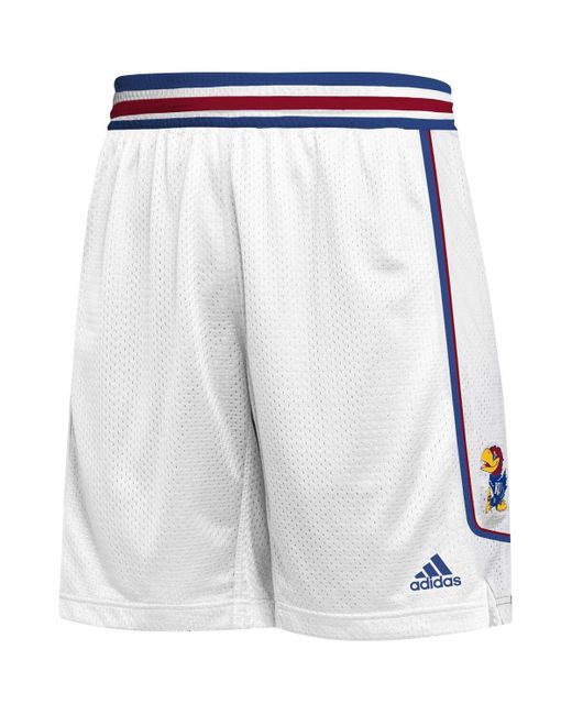 Adidas Blue Kansas Jayhawks Swingman Replica Basketball Shorts for men