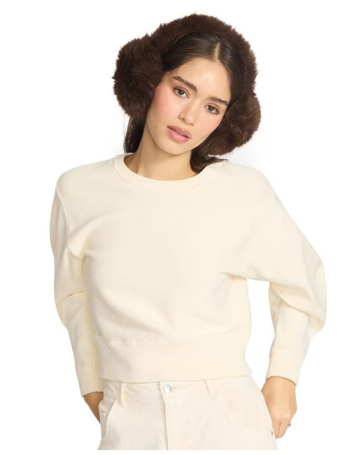 Steve Madden Brown All-over Earmuffs