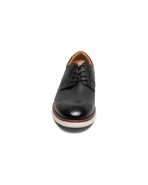 Florsheim Black Launch Plain Toe Oxford for men