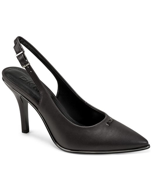 DKNY Black Preston Slingback Pumps