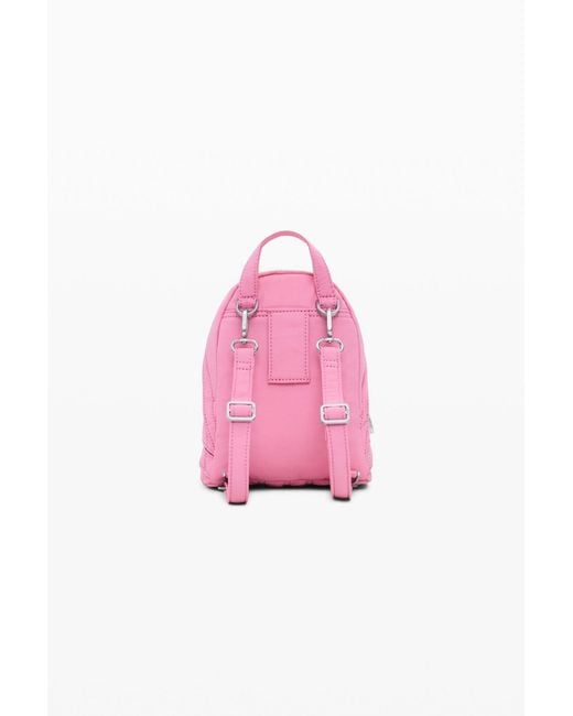 Desigual Pink Mini Nylon Backpack