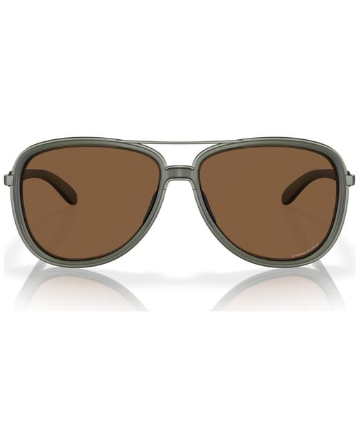 Oakley Brown Split Time Sunglasses Oo4129