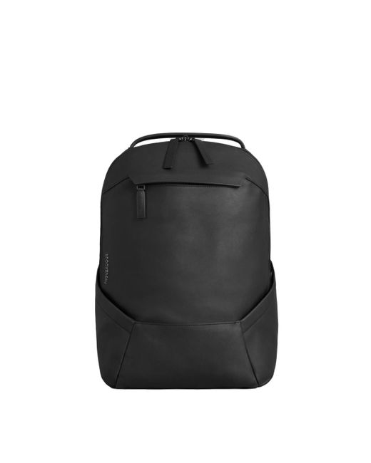 Troubadour Black Apex Leather Backpack